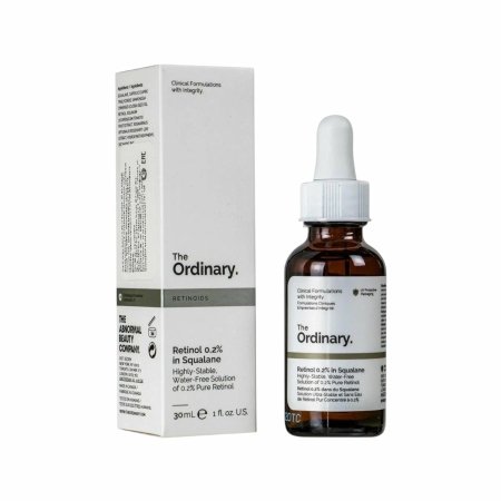 ✨ The Ordinary – Retinol 0.2% in Squalane  💧 ذا أورديناري – ريتينول 0.2% في سكوالين  🔬 محلول ريتينول لطيف لمكافحة علامات التقدم في السن