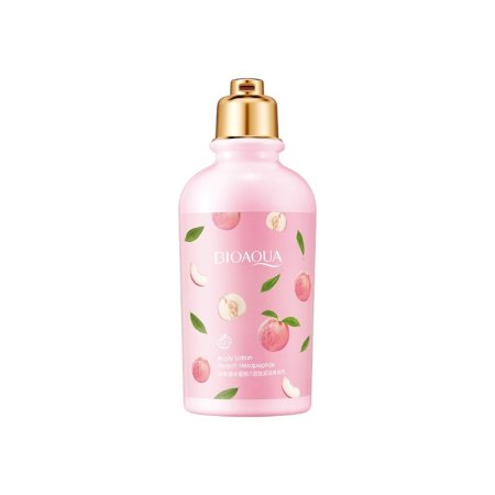🍑 BIOAQUA – لوشن الجسم بخلاصة الخوخ والهيكسابيبتيد