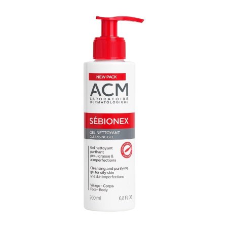 🧴 ACM Sébionex – جل تنظيف البشرة الدهنية والمختلطة