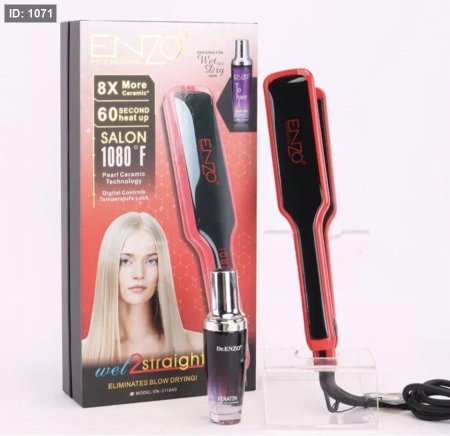مكواة إنزو الاحترافية للشعر Wet 2 Straight – ENZO Professional