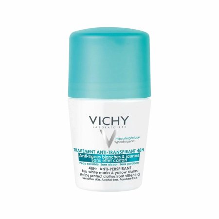 VICHY Anti-Traces 48H (الأخضر الفاتح)  👕 بدون بقع بيضاء أو صفراء على الملابس