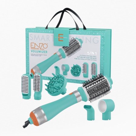 مجموعة أدوات تصفيف الشعر 6 في 1 Volumizer Blow-out Brush