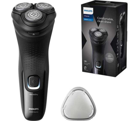 ماكينة الحلاقة الكهربائية 3000X Series Wet & Dry Electric Shaver X3021/00،