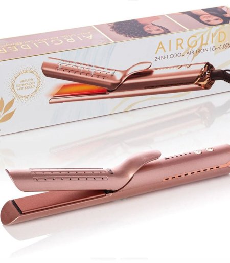 مكواة ومسلسل الشعر كورتيكس AirGlider 2 في 1 بميزة التبريد