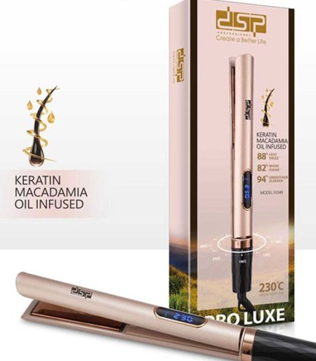 ستريت مكواة شعر كهربائية دي إس بي 40 واط – DSP Professional Hair Straightener