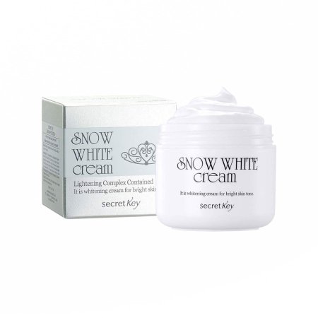 ❄️ Snow White Cream – سر الإشراقة الفورية! كريم التفتيح الأشهر من Secret Key، يمنحك بشرة ناعمة، مشرقة ومتوهجة بلحظات