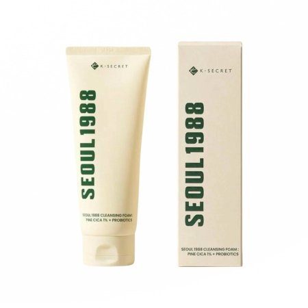 Seoul 1988 Cleansing Foam | غسول الوجه سيول 1988 Pine Cica 1% + Probiotics | خلاصة الصنوبر بنسبة 1% + البروبيوتيك