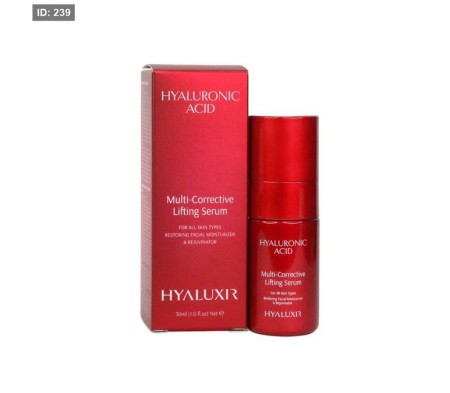 Hyaluxir Hyaluronic Acid Multi-Corrective Lifting Serum – سيروم الرفع متعدد التصحيح بحمض الهيالورونيك من هيلوكسر – 30 مل
