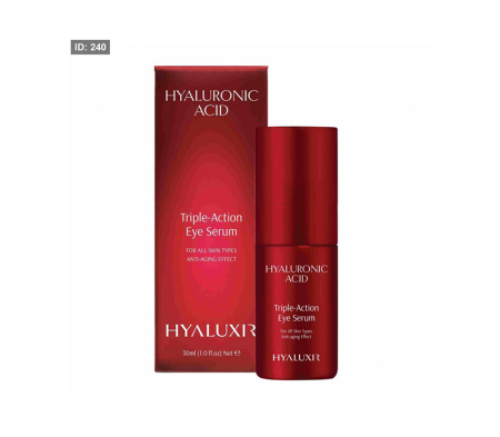 Hyaluxir Hyaluronic Acid Triple-Action Eye Serum – سيروم العيون ثلاثي المفعول بحمض الهيالورونيك من هيلوكسر -30 مل